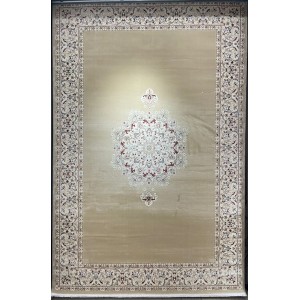 سجاد اصفهان تركي كلاسيك E506B بيج مقاس  80*150