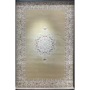 سجاد اصفهان تركي كلاسيك E506B بيج مقاس 400*800
