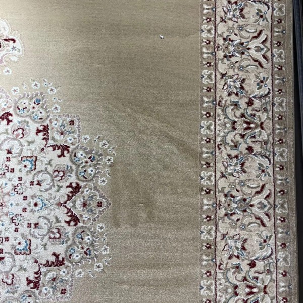 سجاد اصفهان تركي كلاسيك E506B بيج مقاس  80*150