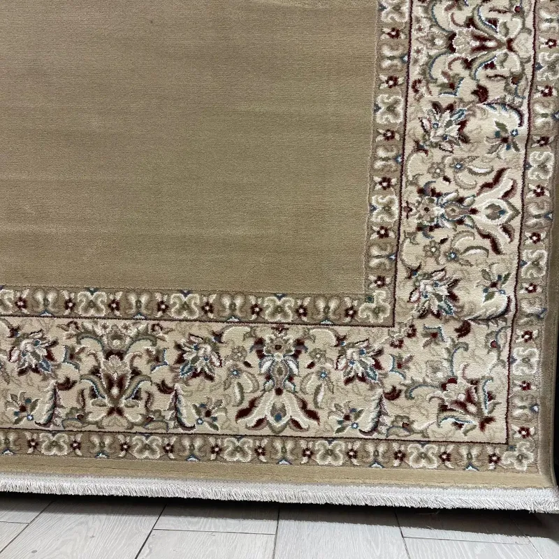 سجاد اصفهان تركي كلاسيك E506B بيج مقاس 400*800