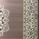 سجاد اصفهان تركي كلاسيك E506B بني مقاس 400*600