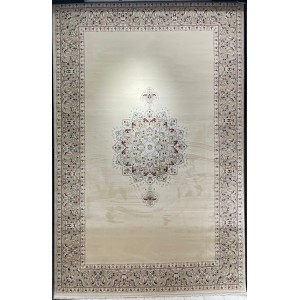 سجاد اصفهان تركي كلاسيك E506B كريم مقاس 300*400