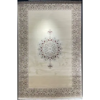 سجاد اصفهان تركي كلاسيك E506B كريم مقاس 50*80