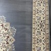 سجاد اصفهان تركي كلاسيك E506B رصاصي مقاس  100*200