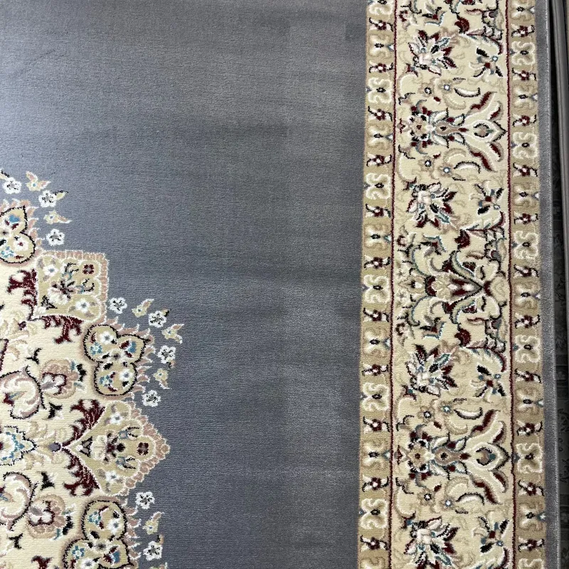 سجاد اصفهان تركي كلاسيك E506B رصاصي مقاس 300*600