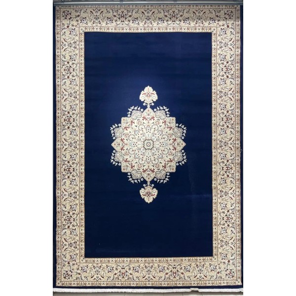 سجاد اصفهان تركي كلاسيك E506B كحلي مقاس 400*400