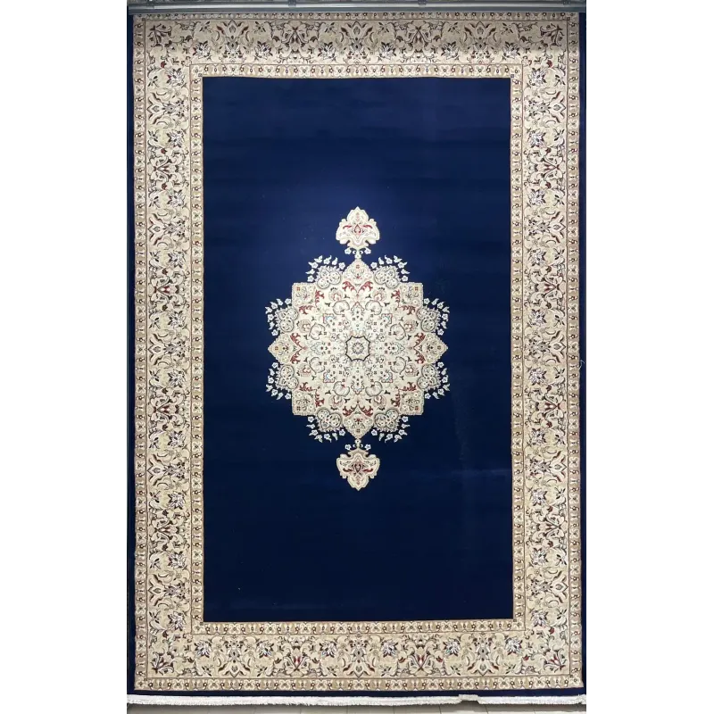 سجاد اصفهان تركي كلاسيك E506B كحلي مقاس 400*800
