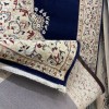 سجاد اصفهان تركي كلاسيك E506B كحلي مقاس 400*400