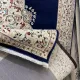 سجاد اصفهان تركي كلاسيك E506B كحلي مقاس 400*800