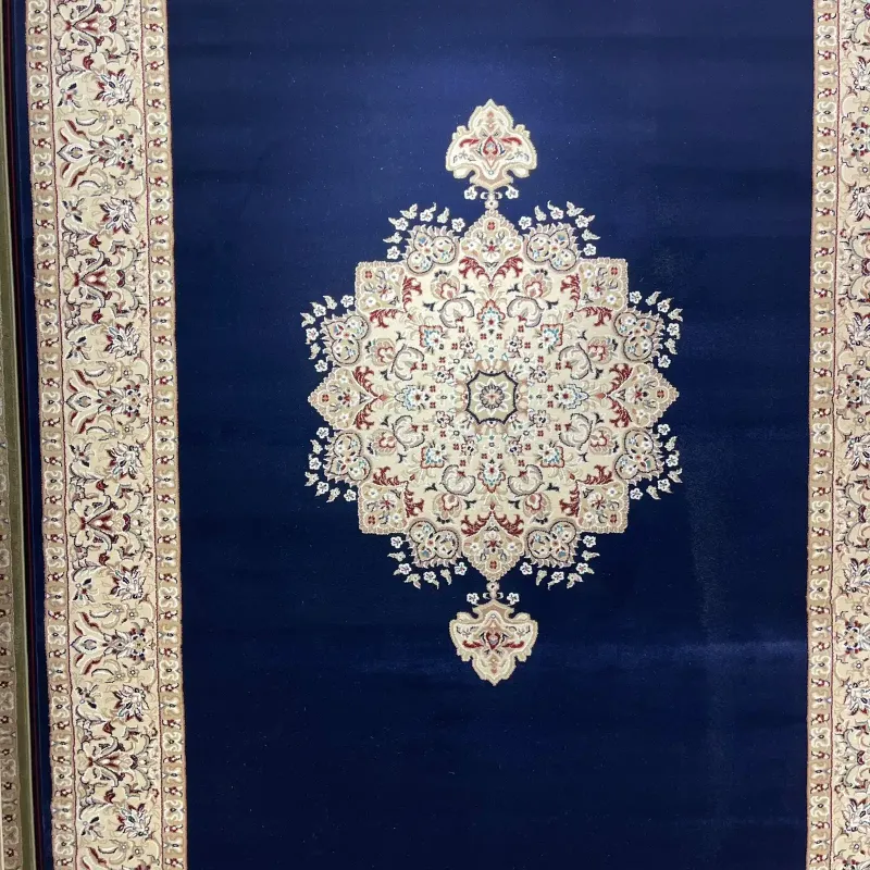 سجاد اصفهان تركي كلاسيك E506B كحلي مقاس 400*800