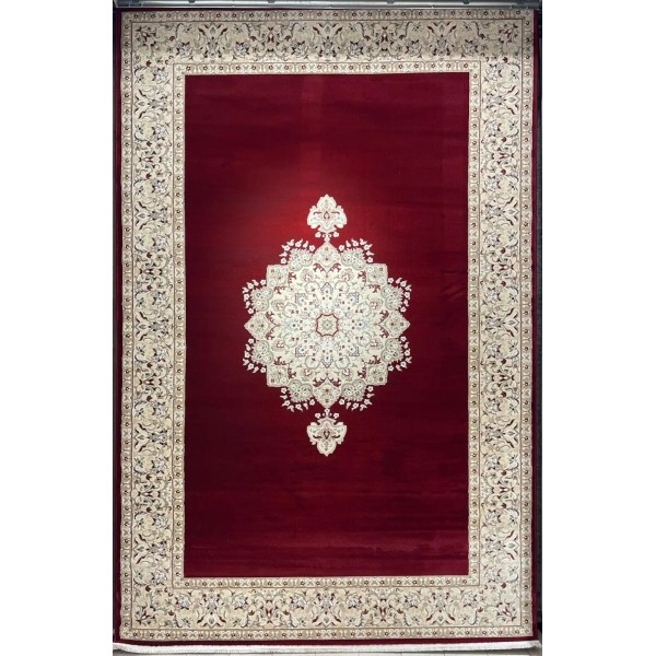 سجاد اصفهان تركي كلاسيك E506B احمر مقاس 400*800