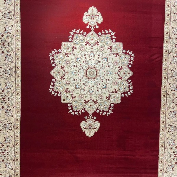 سجاد اصفهان تركي كلاسيك E506B احمر مقاس 400*800