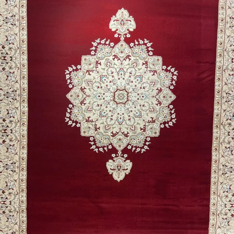 سجاد اصفهان تركي كلاسيك E506B احمر مقاس 200*400