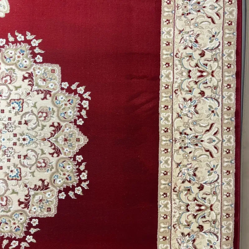 سجاد اصفهان تركي كلاسيك E506B احمر مقاس 200*400