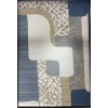 Turkish rugs designer lamsa HC02A cream blue size 100*300