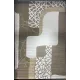 سجاد تركي المصممين لمسة HC02A كريم بني مقاس 200*300