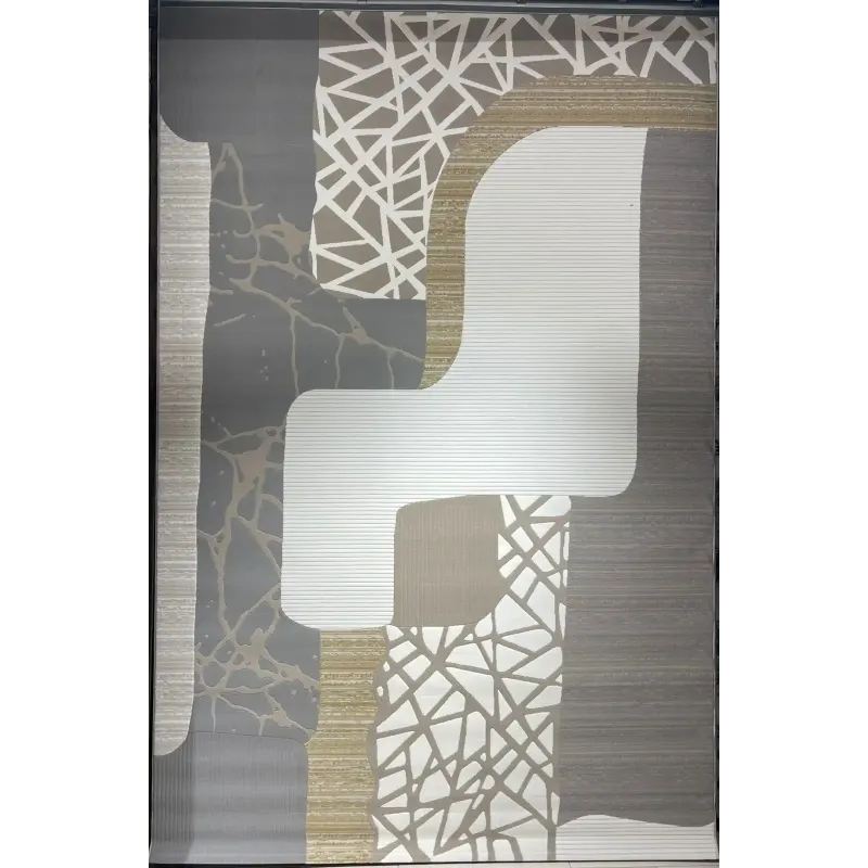 Turkish rugs designer lamsa HC02A cream gray size 100*200