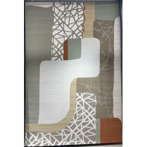 Turkish rugs designer lamsa HC02A cream whiti size 100*300