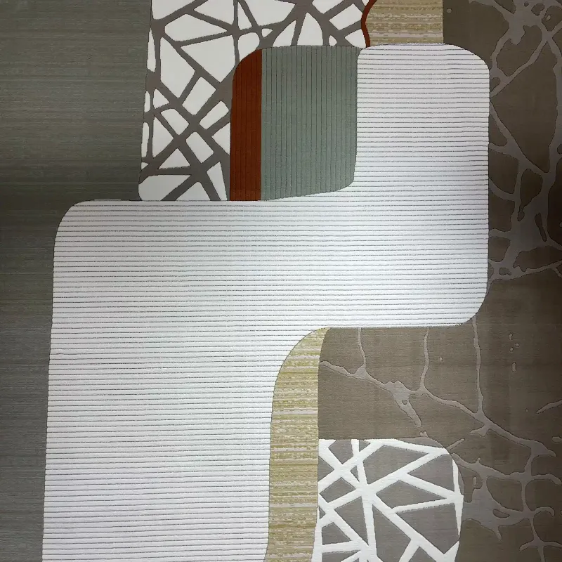 Turkish rugs designer lamsa HC02A cream whiti size 400*500