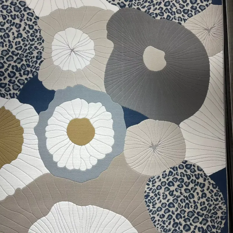 سجاد تركي المصممين لمسة HC03A كريم سماوي مقاس 250*350