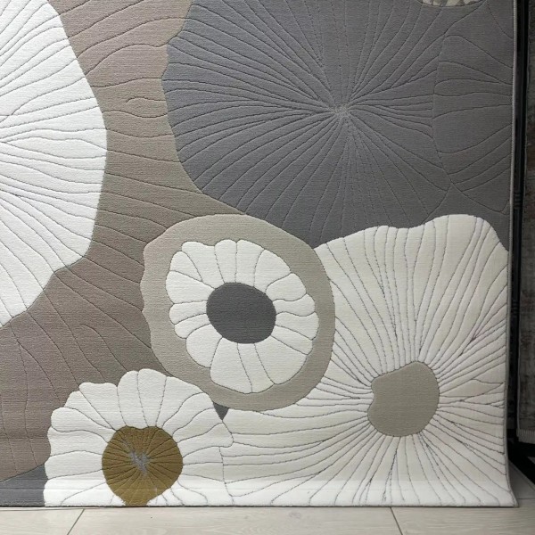 Turkish rugs designer lamsa HC03A cream gray size 400*500