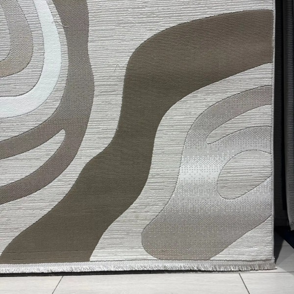 Turkish rugs designer lamsa HC35A cream brown size 250*350