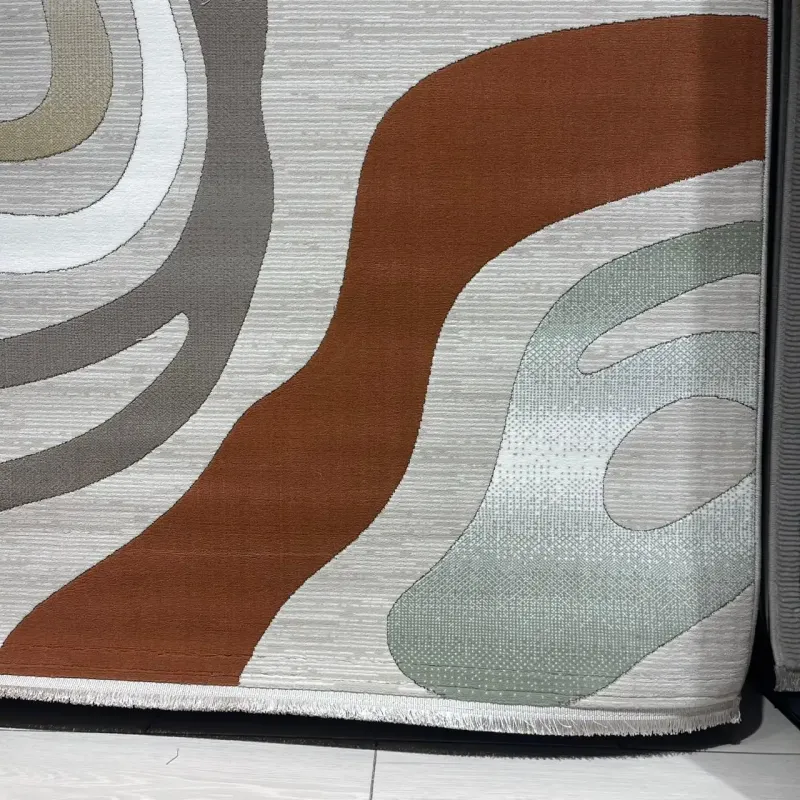 Turkish rugs designer lamsa HC35A cream terra size 100*200