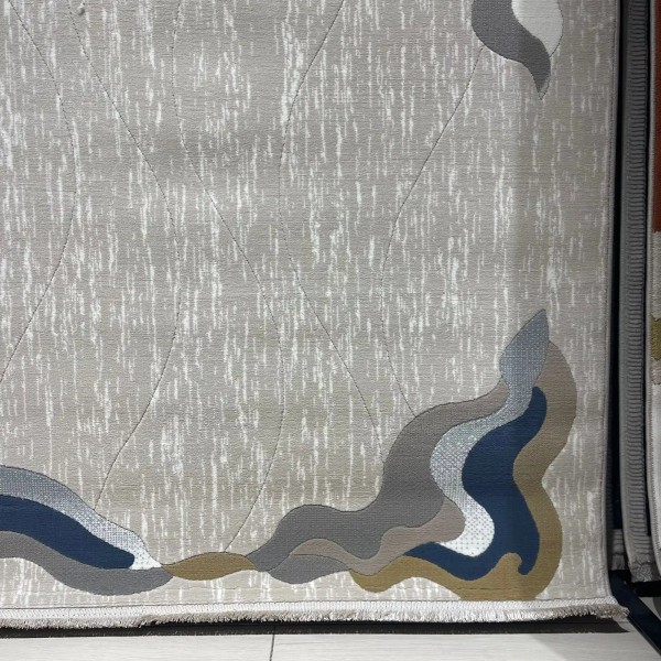 Turkish rugs designer lamsa HC36A cream blue size 250*350