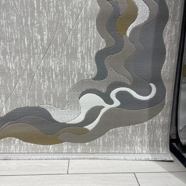Turkish rugs designer lamsa HC36A cream gray size 400*500
