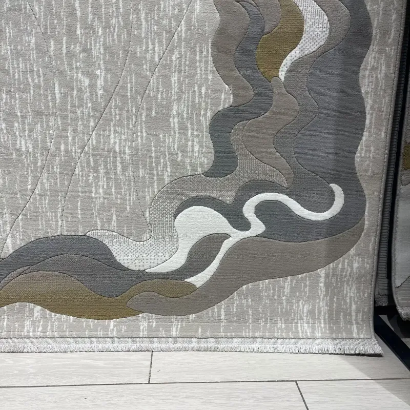 Turkish rugs designer lamsa HC36A cream gray size 150*220