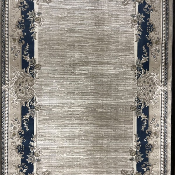 سجاد تركي مودرن لمسة HD37A كريم سماوي مقاس 200*300