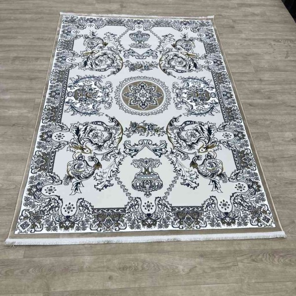 Marseille Turkish Carpet NJ93A Beige Color Beige Size 100*200