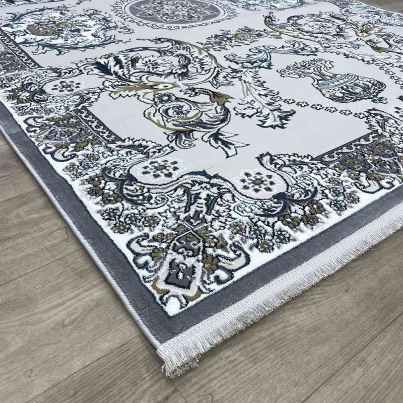 Marseille Turkish carpet NJ93A gray color size 400*500