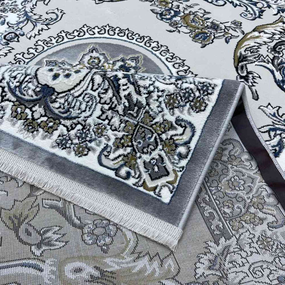 سجاد تركي مارسيليا NJ93A لون رصاصي مقاس 100*300