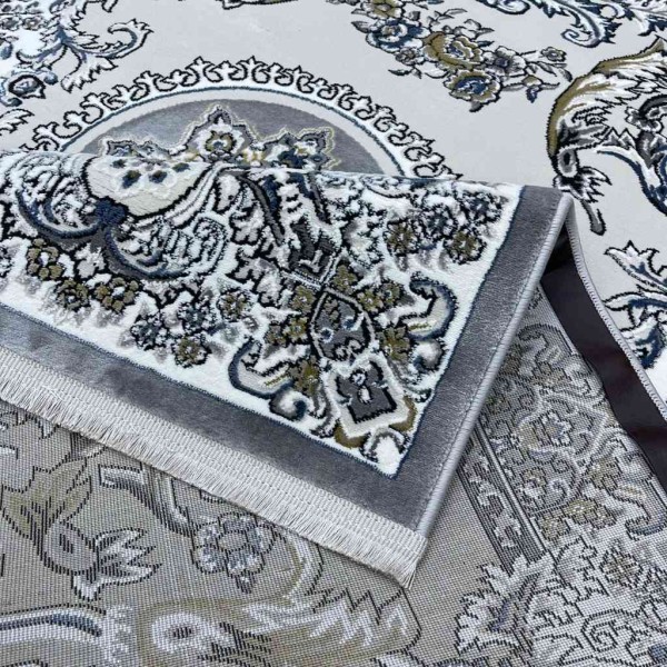 Marseille Turkish carpet NJ93A gray color size 200*300