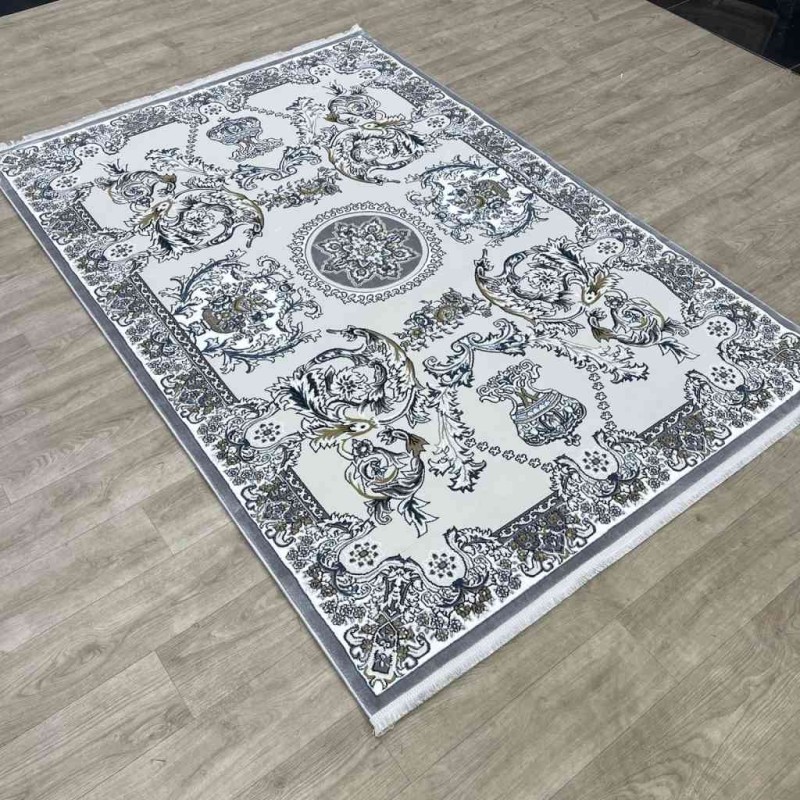 Marseille Turkish carpet NJ93A gray color size 400*500