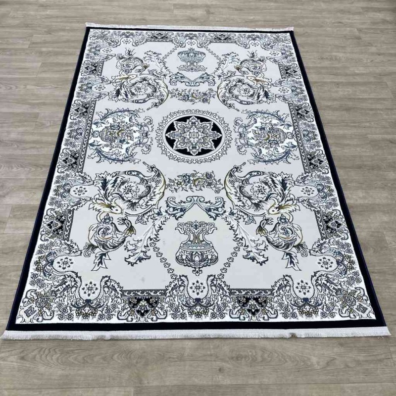 Marseille Turkish Carpet NJ93A Navy Blue Size 100*200