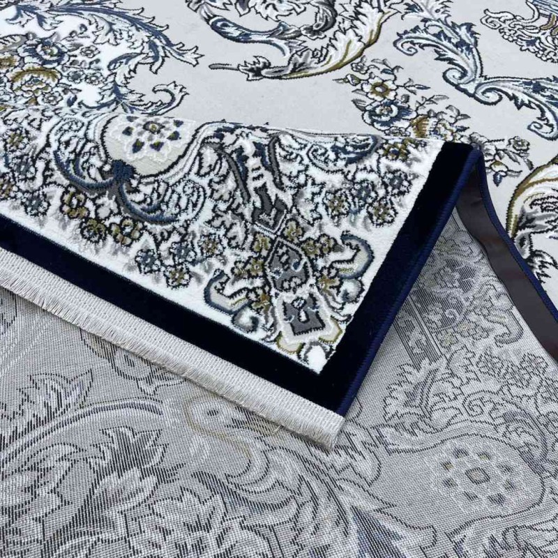 Marseille Turkish Carpet NJ93A Navy Blue Size 100*200