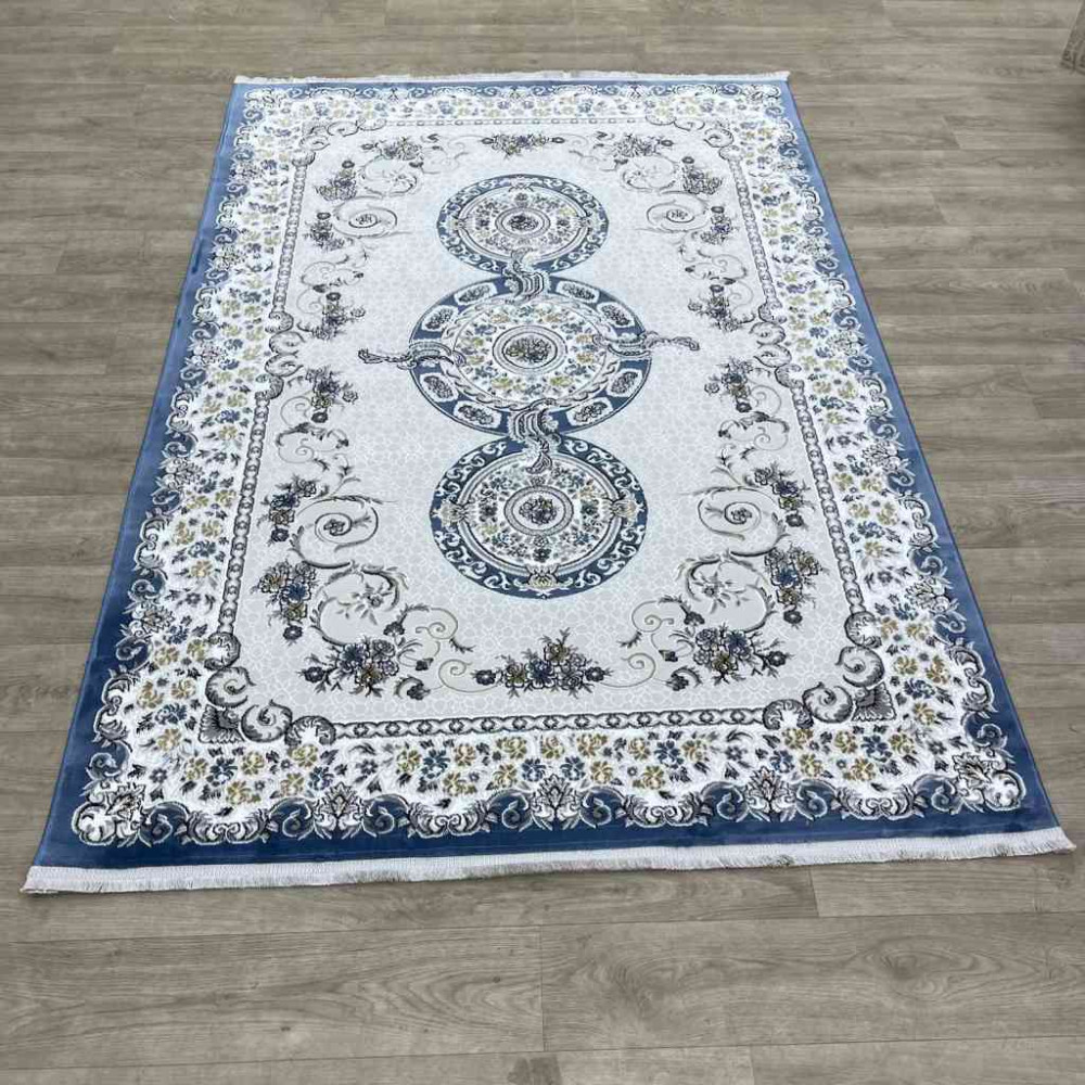 سجاد تركي مارسيليا NJ90A لون ازرق مقاس 400*500