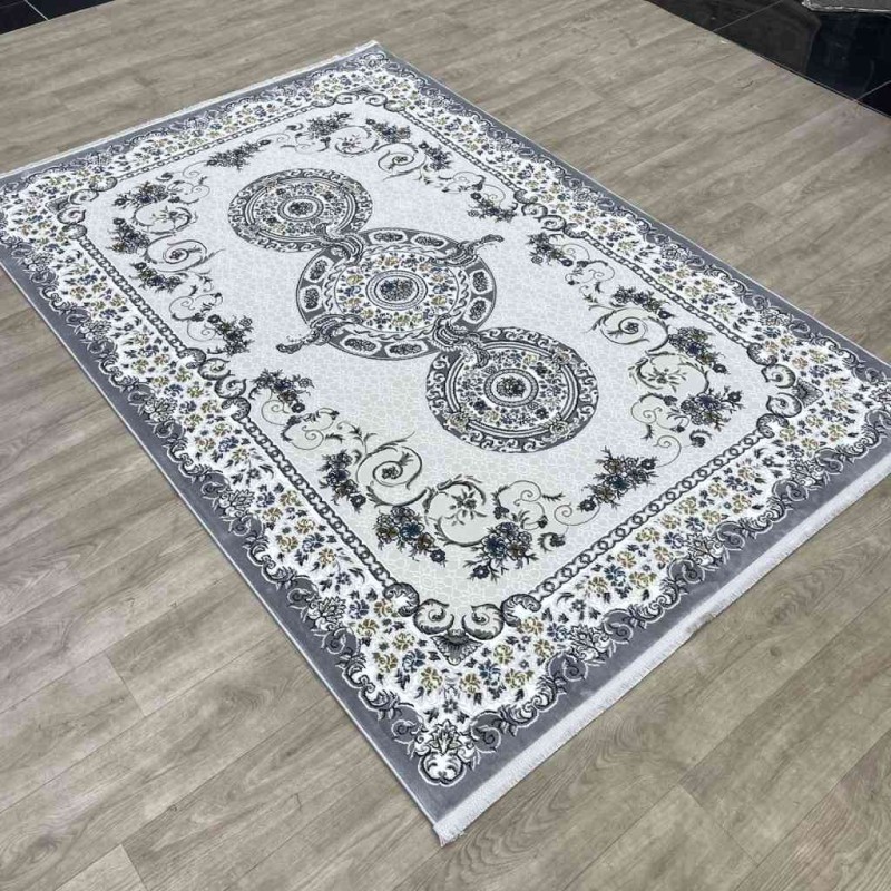 سجاد تركي مارسيليا NJ90A لون رصاصي مقاس 400*500