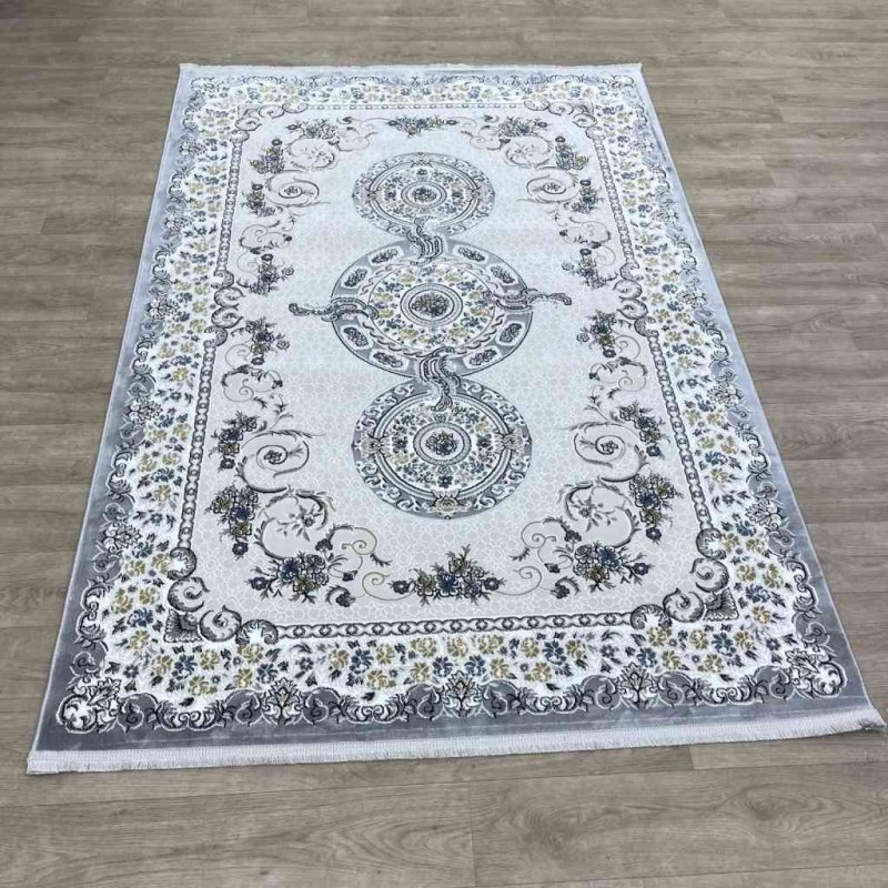 سجاد تركي مارسيليا NJ90A لون رصاصي مقاس 400*500