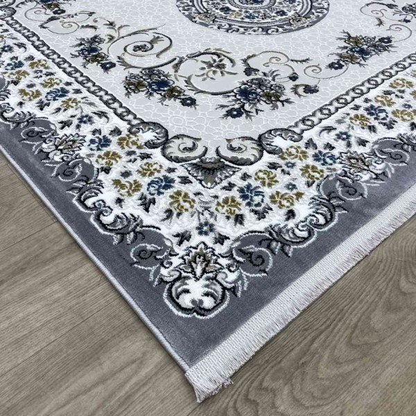 سجاد تركي مارسيليا NJ90A لون رصاصي مقاس 150*220