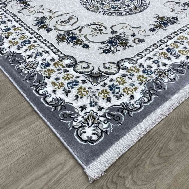 سجاد تركي مارسيليا NJ90A لون رصاصي مقاس 400*500