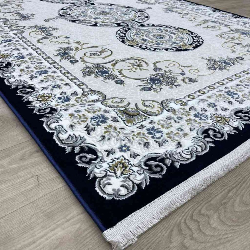 Marseille Turkish Carpet NJ90A Navy Blue Size 400*500