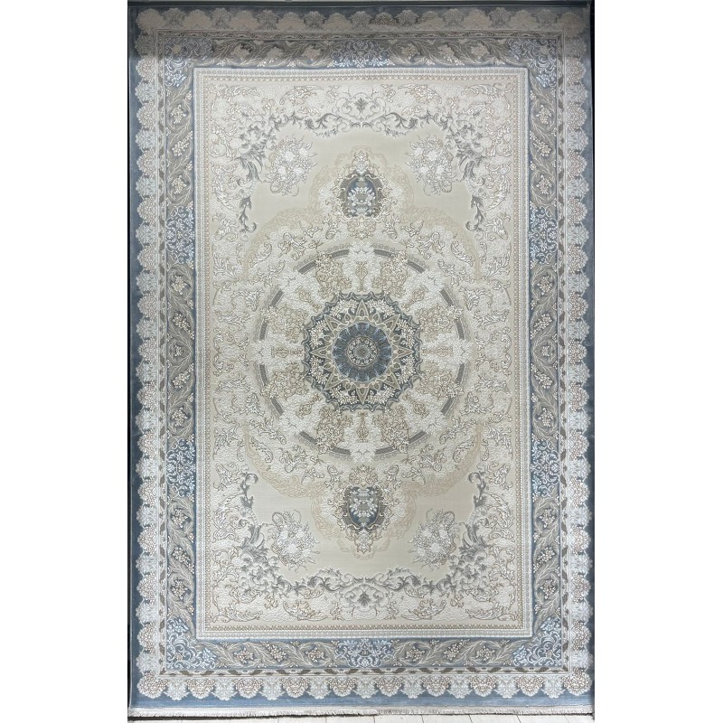 سجاد ميرال تركي كلاسيك EO06A كريم سماوي مقاس 200*300
