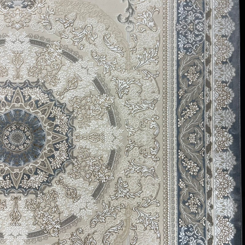 سجاد ميرال تركي كلاسيك EO06A كريم سماوي مقاس 200*300