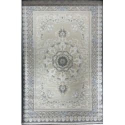 سجاد ميرال تركي كلاسيك EO06A كريم رصاصي غامق مقاس 400*800