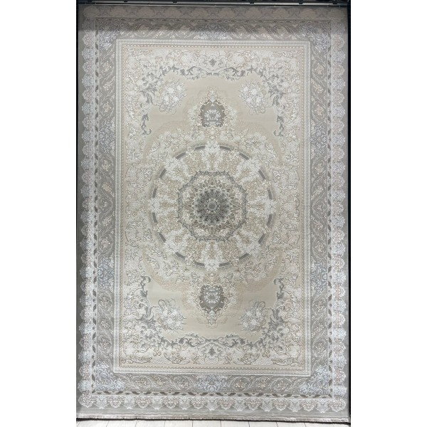 Miral Turkish Classic Rug EO06A Light gray cream Size 400*800