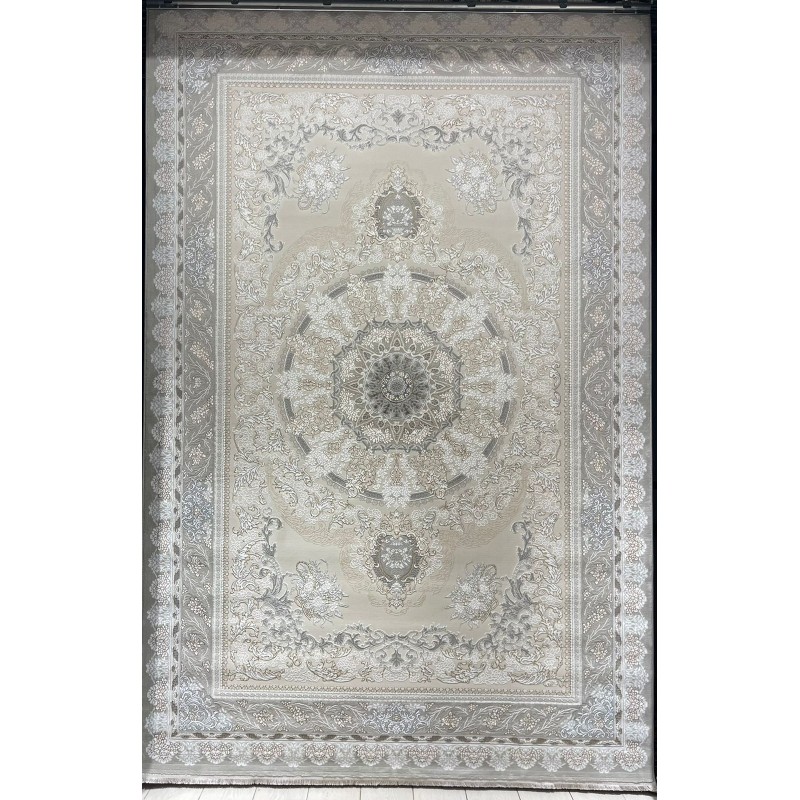 Miral Turkish Classic Rug EO06A Light gray cream Size 400*800