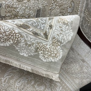 Miral Turkish Classic Rug EO06A Light gray cream Size 200*300